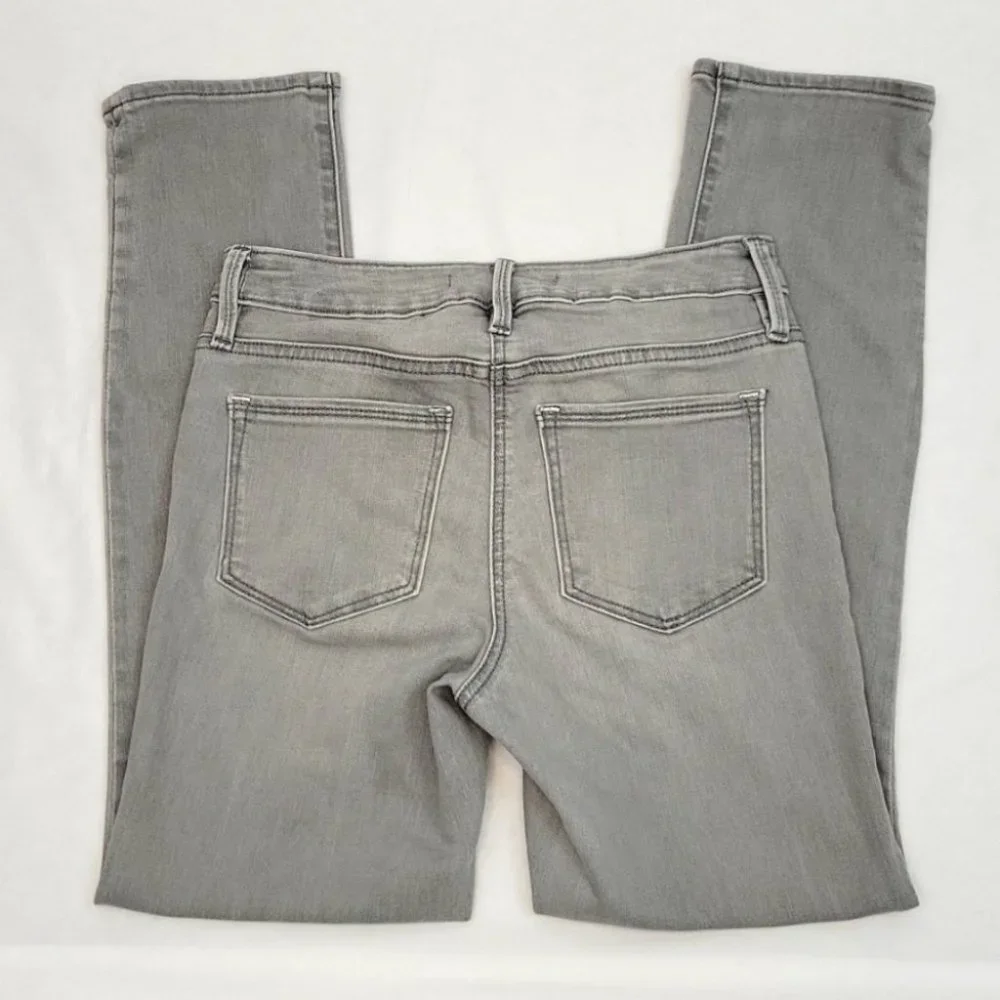 Athleta Sculptek Skinny Ankle Jeans Light Gray Size 0 - Picture 3 of 10